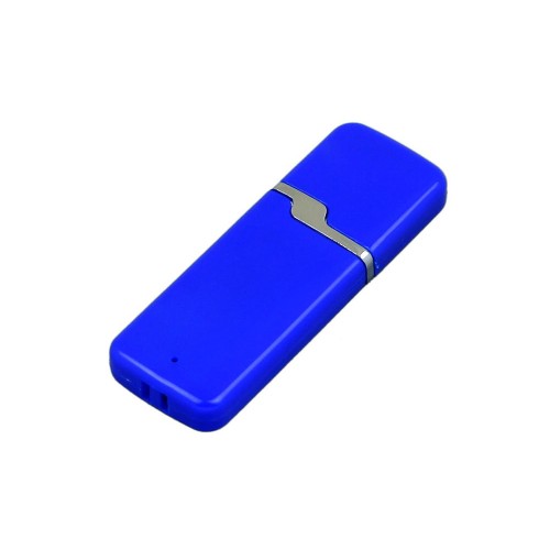 Флешка 3.0 промо прямоугольной формы c оригинальным колпачком USB 3.0, , синий