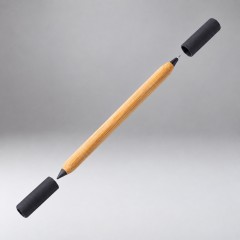 Вечный карандаш и ручка из бамбука Black bamboo