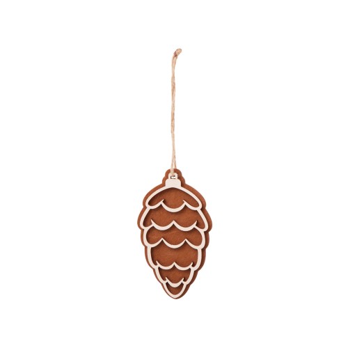 Деревянная подвеска на елку Cedar