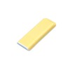 Флешка прямоугольной формы USB 2.0, оригинальный дизайн, двухцветный корпус,, желтый/белый Флешка прямоугольной формы USB 2.0, оригинальный дизайн, двухцветный корпус,, желтый/белый
