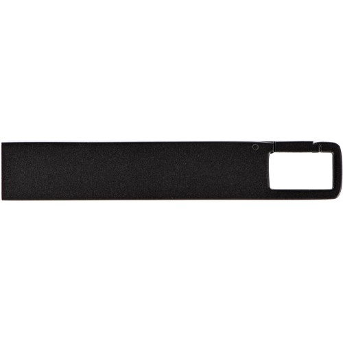 USB 2.0- флешка c подсветкой логотипа Hook LED, темно-серый, белая подсветка