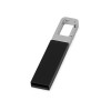 Флеш-карта USB 2.0 с карабином Hook, черный/серебристый Флеш-карта USB 2.0 с карабином Hook, черный/серебристый