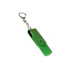 USB-флешка 2 в 1 поворотный механизм USB 2.0, c дополнительным разъемом Type-C с одноцветным металлическим клипом, зеленый USB-флешка 2 в 1 поворотный механизм USB 2.0, c дополнительным разъемом Type-C с одноцветным металлическим клипом, зеленый