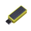 USB-флешка промо прямоугольной формы USB 3.0, выдвижной механизм, желтый