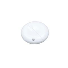 Флешка промо круглой формы USB 2.0, , белый
