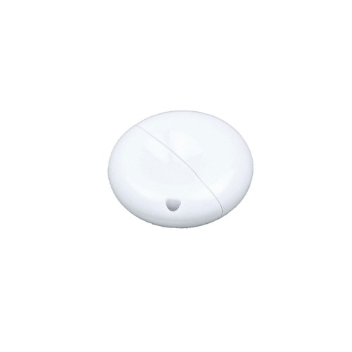 Флешка промо круглой формы USB 2.0, , белый