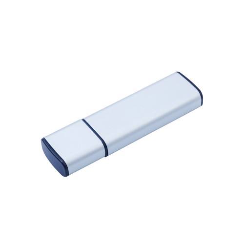 USB-флешка металлическая 3.0 с колпачком USB 3.0, серебро