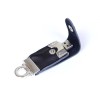 USB-флешка в виде брелка USB 2.0, черный USB-флешка в виде брелка USB 2.0, черный