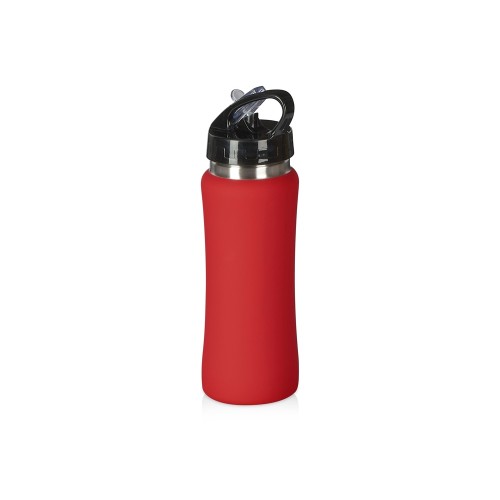 Бутылка для воды Bottle C1, сталь, soft touch, 600 мл, красный
