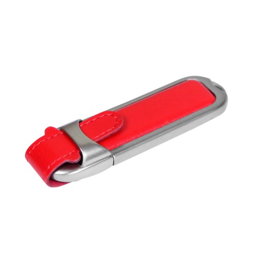 Флешка 3.0 с массивным классическим корпусом USB 3.0, , красный/серебристый