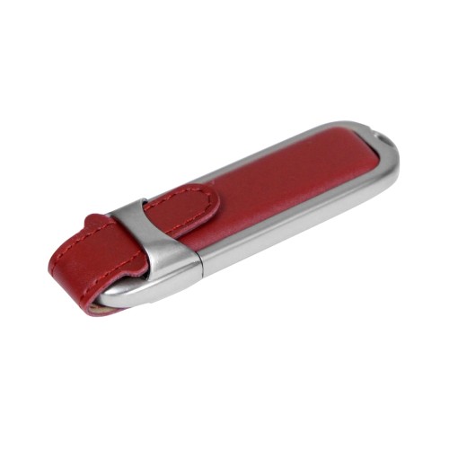 Флешка с массивным классическим корпусом USB 2.0, , коричневый/серебристый