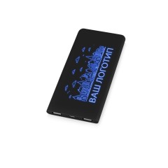 Внешний аккумулятор с подсветкой логотипа Faros, soft-touch, 4000 mAh