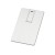 Флеш-карта USB 2.0 в виде металлической карты Card Metal, серебристый Флеш-карта USB 2.0 в виде металлической карты Card Metal, серебристый