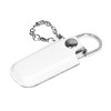 Флешка в массивном корпусе с кожаным чехлом USB 2.0, , белый Флешка в массивном корпусе с кожаным чехлом USB 2.0, , белый