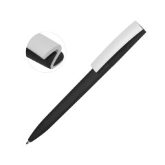 Ручка пластиковая soft-touch шариковая Zorro