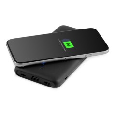 Внешний беспроводной аккумулятор с подсветкой лого Reserve X v.2 (ярче подсветка), 8000 mAh