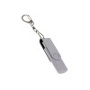 USB-флешка 2 в 1 поворотный механизм USB 2.0, c дополнительным разъемом Type-C с одноцветным металлическим клипом, белый USB-флешка 2 в 1 поворотный механизм USB 2.0, c дополнительным разъемом Type-C с одноцветным металлическим клипом, белый