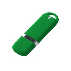 USB-флешка с покрытием soft-touch USB 2.0, зеленый