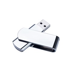 USB-флешка металлическая поворотная 3.0 USB 3.0, глянец