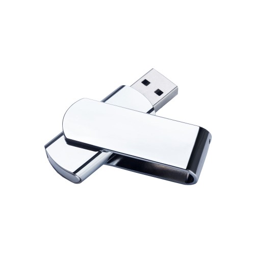 USB-флешка металлическая поворотная 3.0 USB 3.0, глянец