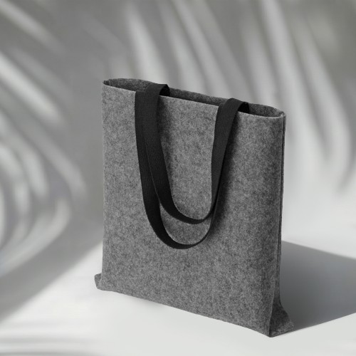 Сумка для шопинга Felt из RPET-фетра, серый