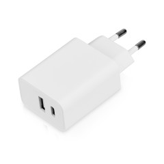 Сетевое зарядное устройство c выходами USB-A и USB-C Recharger, 10 Вт