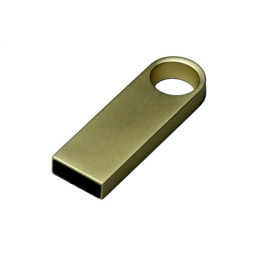 USB 3.0-флешка с мини чипом и круглым отверстием, золотистый