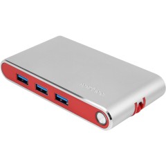 Хаб 8-в-1 Type-C Hermes, USB 3.0 x 3, Type-C PD, HDMI, LAN, картридер