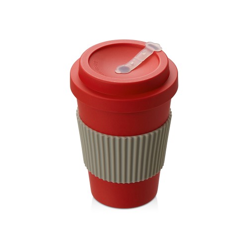 Термокружка Muffin из натуральных волокон, красный