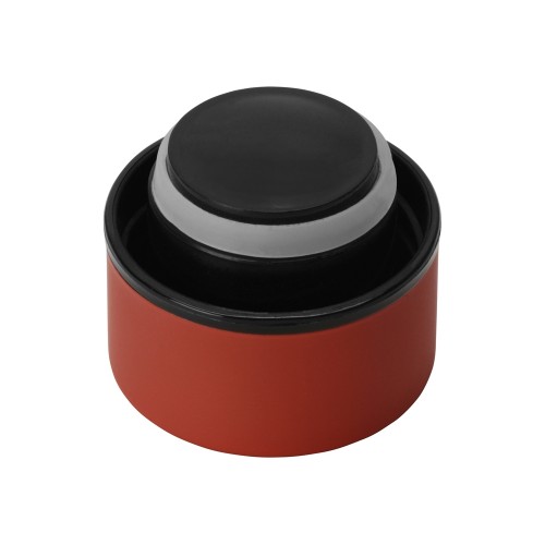 Вакуумная термобутылка Cask Waterline, soft touch, 500 мл, тубус, красный