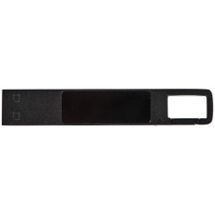 USB 2.0- флешка c подсветкой логотипа Hook LED, темно-серый, синяя подсветка