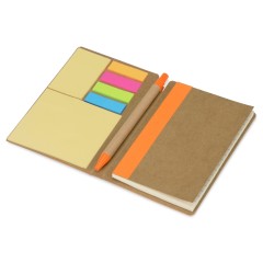 Блокнот А6 Write and stick с ручкой и набором стикеров