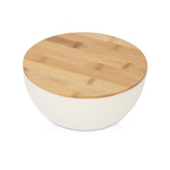 Салатник из натуральных волокон с бамбуковой крышкой Bowl