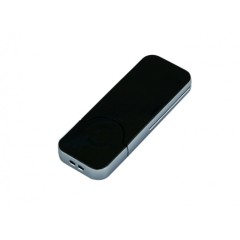 USB-флешка в стиле I-phone USB 2.0, прямоугольнй формы, черный