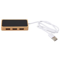 USB хаб с подсветкой лого Reedia S5, 3*USB, 1*Type C