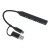 USB-хаб Link с коннектором 2-в-1 USB-C и USB-A, 2.0/3.0 USB-хаб Link с коннектором 2-в-1 USB-C и USB-A, 2.0/3.0