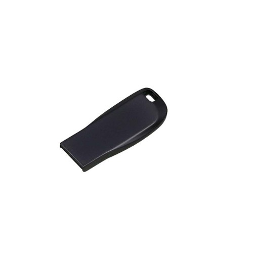 Флешка с мини чипом USB 2.0, компактный дизайн с овальным отверстием,, антрацит