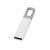 Флеш-карта USB 2.0 с карабином Hook, белый/серебристый Флеш-карта USB 2.0 с карабином Hook, белый/серебристый