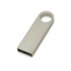 USB 2.0-флешка с мини чипом и круглым отверстием, серебристый