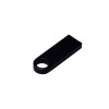 USB 2.0-флешка с мини чипом и круглым отверстием, черный
