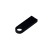 USB 2.0-флешка с мини чипом и круглым отверстием, черный USB 2.0-флешка с мини чипом и круглым отверстием, черный