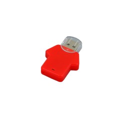 Флешка 3.0 в виде футболки USB 3.0, , красный