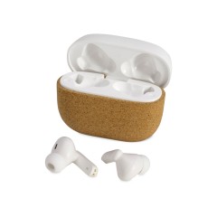 Наушники беспроводные TWS Socorro из пробки и переработанного пластика