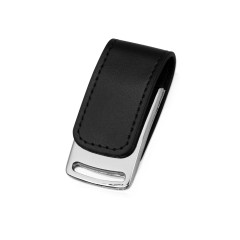 Флеш-карта USB 2.0 с магнитным замком Vigo, черный/серебристый