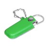 Флешка в массивном корпусе с кожаным чехлом USB 2.0, , зеленый Флешка в массивном корпусе с кожаным чехлом USB 2.0, , зеленый