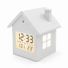 Часы метеостанция HomeTime, белые Часы метеостанция HomeTime, белые