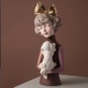 Статуэтка "Девушка со щенком" Статуэтка "Девушка со щенком"