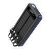 Внешний аккумулятор Xyron с солнечной панелью, 10000 mAh, синий Внешний аккумулятор Xyron с солнечной панелью, 10000 mAh, синий