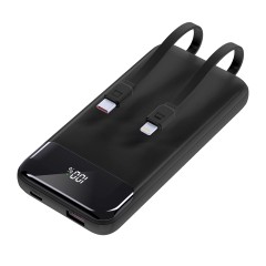 Внешний аккумулятор Nero с быстрой зарядкой (до 22,5W), 10000 mAh, чёрный