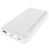 Внешний аккумулятор Optima, 10000 Mah, белый Внешний аккумулятор Optima, 10000 Mah, белый